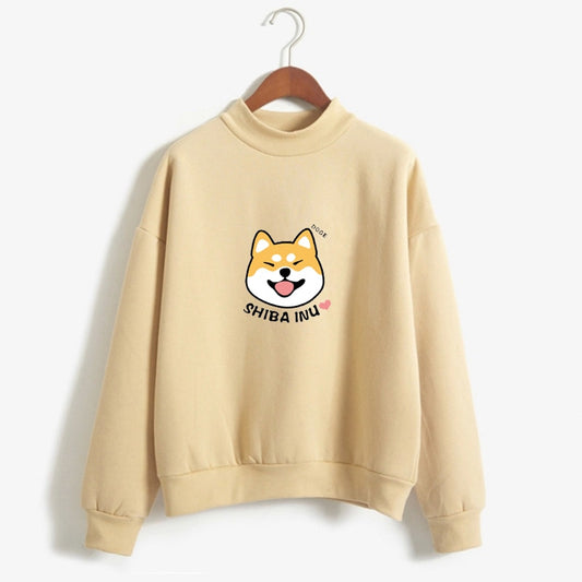 Women's Harajuku Cute Japanese Shiba Innu Sweater