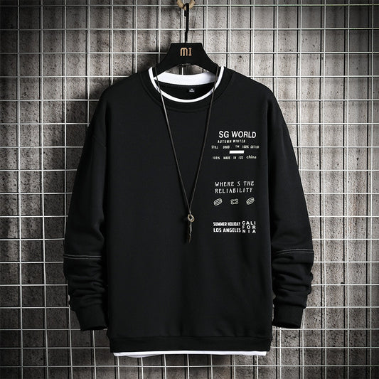 Men's Harajuku Style Round Neck Sweatshirt